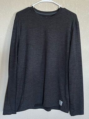Rugged Elements Long Sleeve Shirt Mens M Charcoal Heather Athletic Base Layer